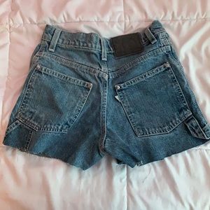levis silver tab denim shorts
